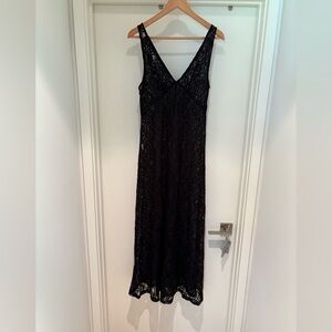 Elegant Black Lace Dress